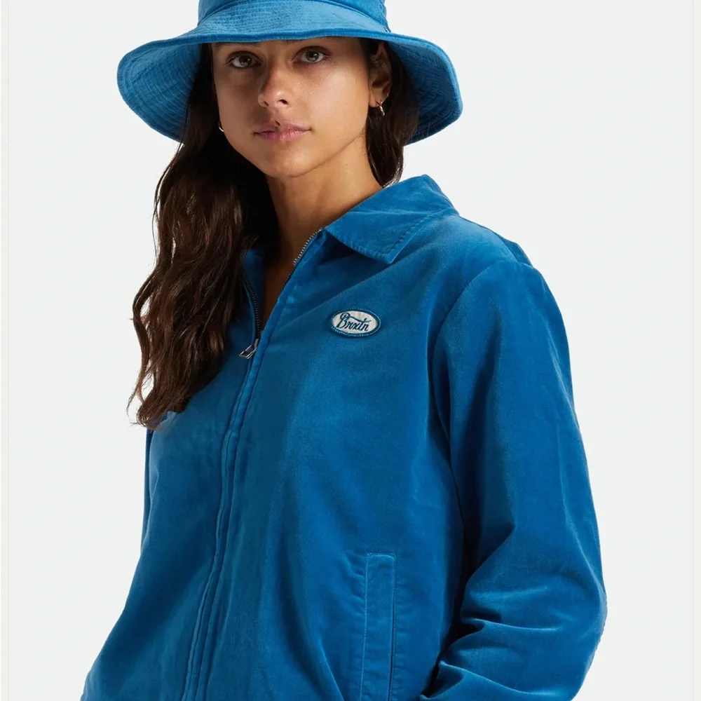 NWOT Brixton Dylan Blue Bucket Hat - Picture 5 of 10